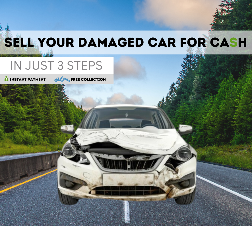 SELL YOUR DAMAGED CAR FOR CAsH